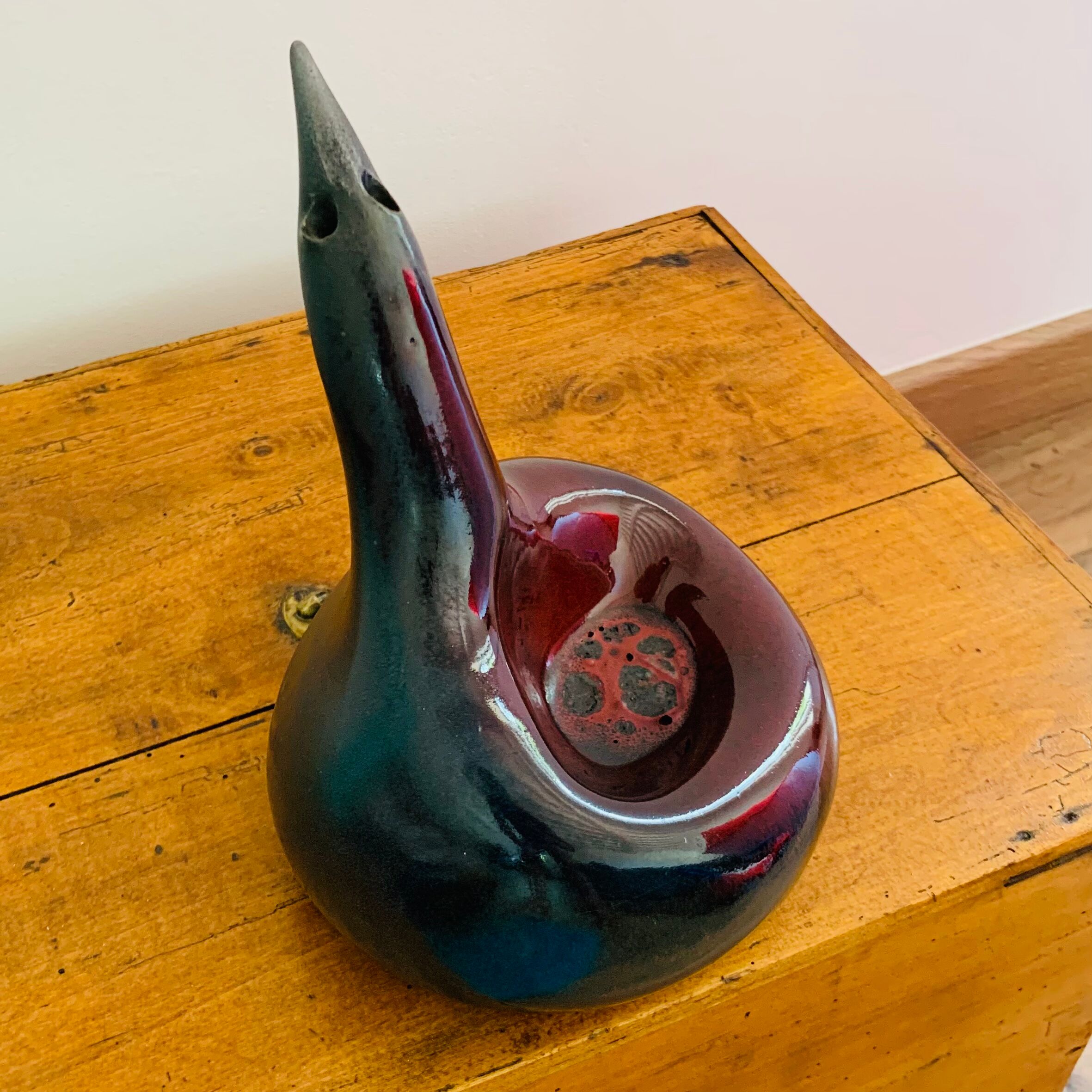 Sea lion-shaped pocket emptier by Alexandre Kostanda Vallauris