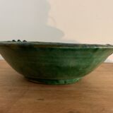 Tito Ubeda Spanish green ceramic fruit cup