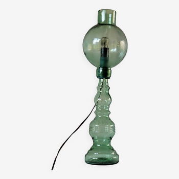 Lampe en verre années 60