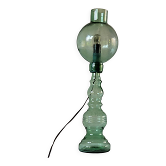 Lampe en verre années 60