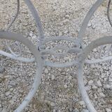 Wrought iron garden table 1900