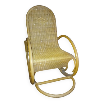 Rattan rocking chair