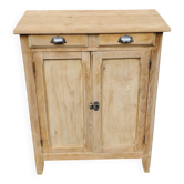 Very beautiful Parisian piece of furniture from 1940, 2 doors and 2 drawers, sanded and stripped