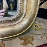 Louis Philippe era mirror with gold leaf  82x101cm