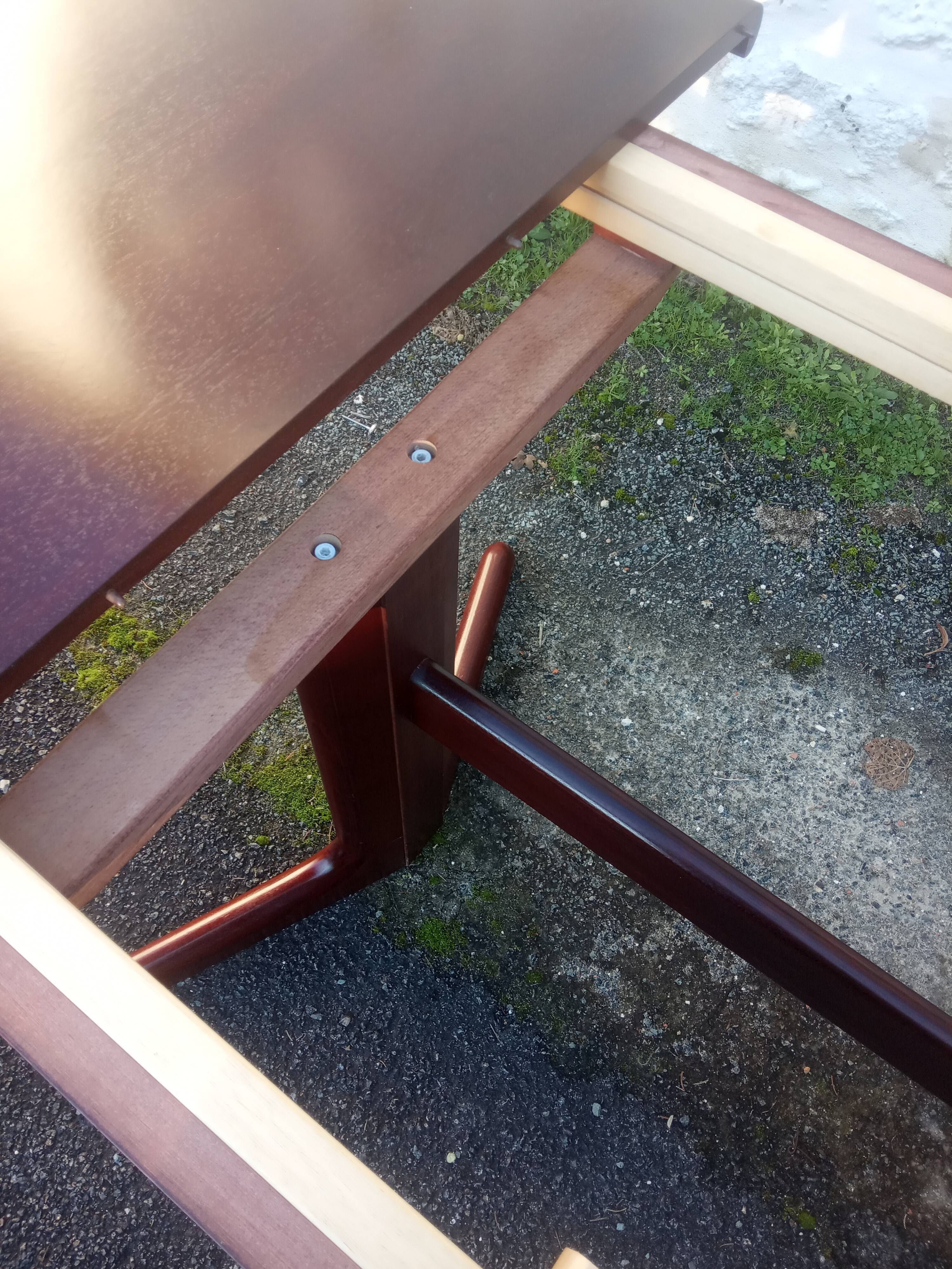 Stretchy vintage table Skovby Denmark 60s