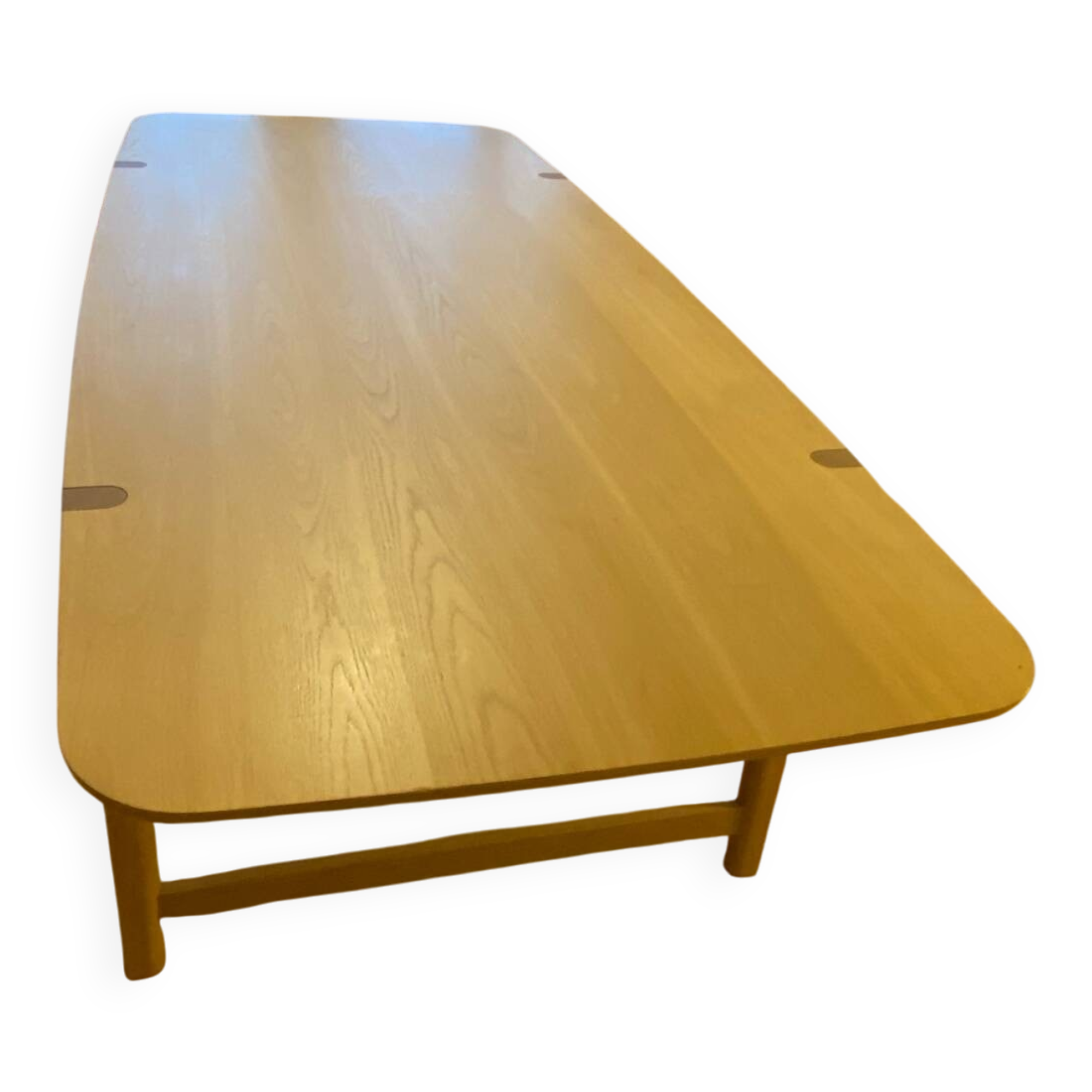 King Living coffee/dining table - extendable light wood