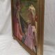 Oil painting on cardboard signed dimensions: height -49cm-width -59 cm-