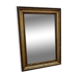 Antique gilded wood wall mirror