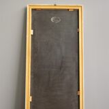 Mirror frame in white painted wood, Giuseppe Restelli Cristani, 1970s, , 119x60 cm