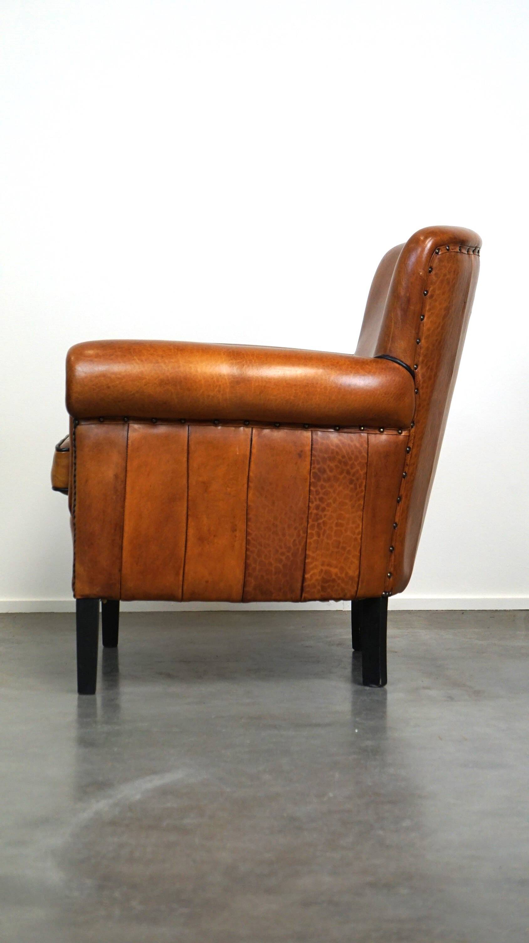 Sheepskin Armchair in Excellent Condition with a Luxurious Appearance