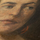 Sitta, oil on plate