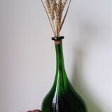 Old blown glass bottle, free form. Armagnac