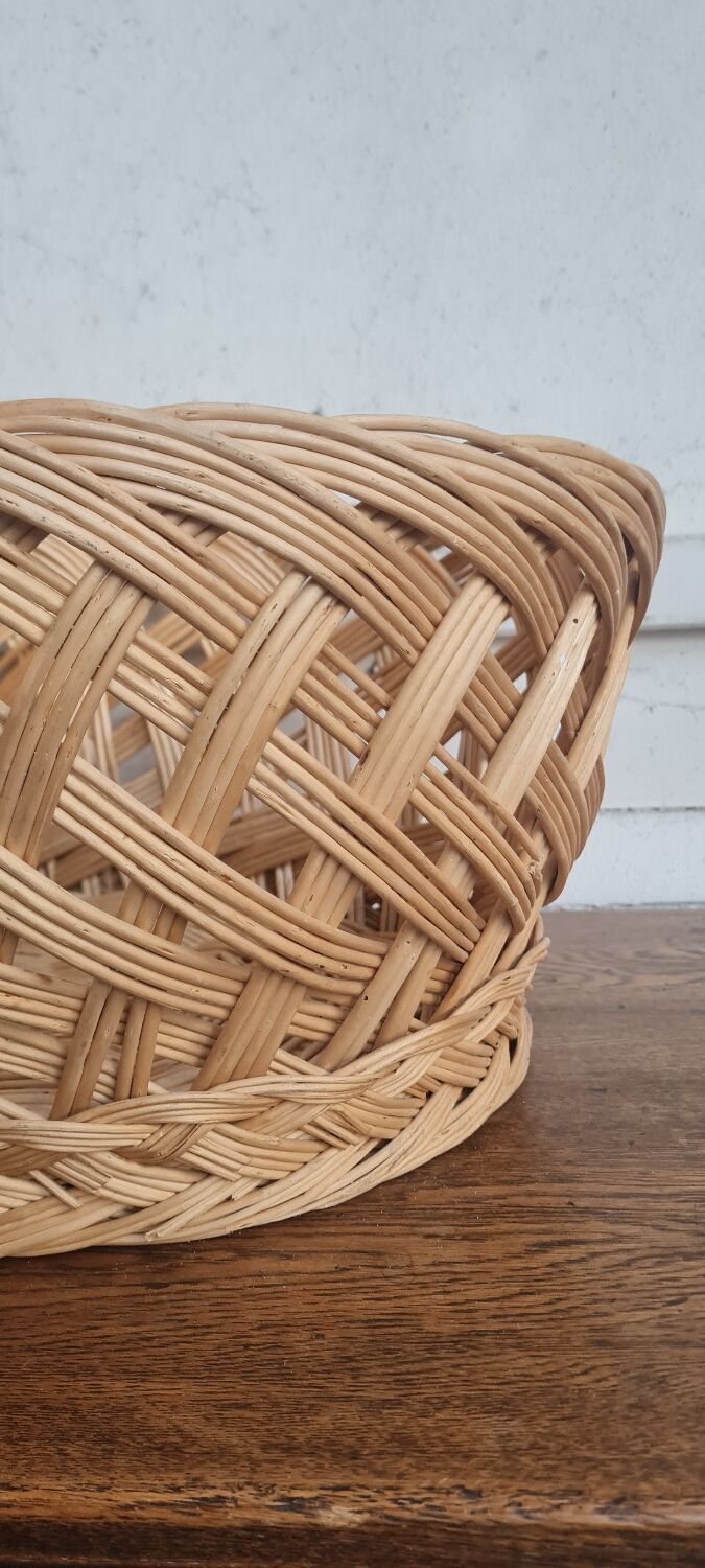 Vintage wicker basket