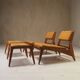 Set of hunting chairs designed by Heinz Heger for PGH 1960.