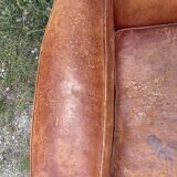 Pair of vintage club armchairs