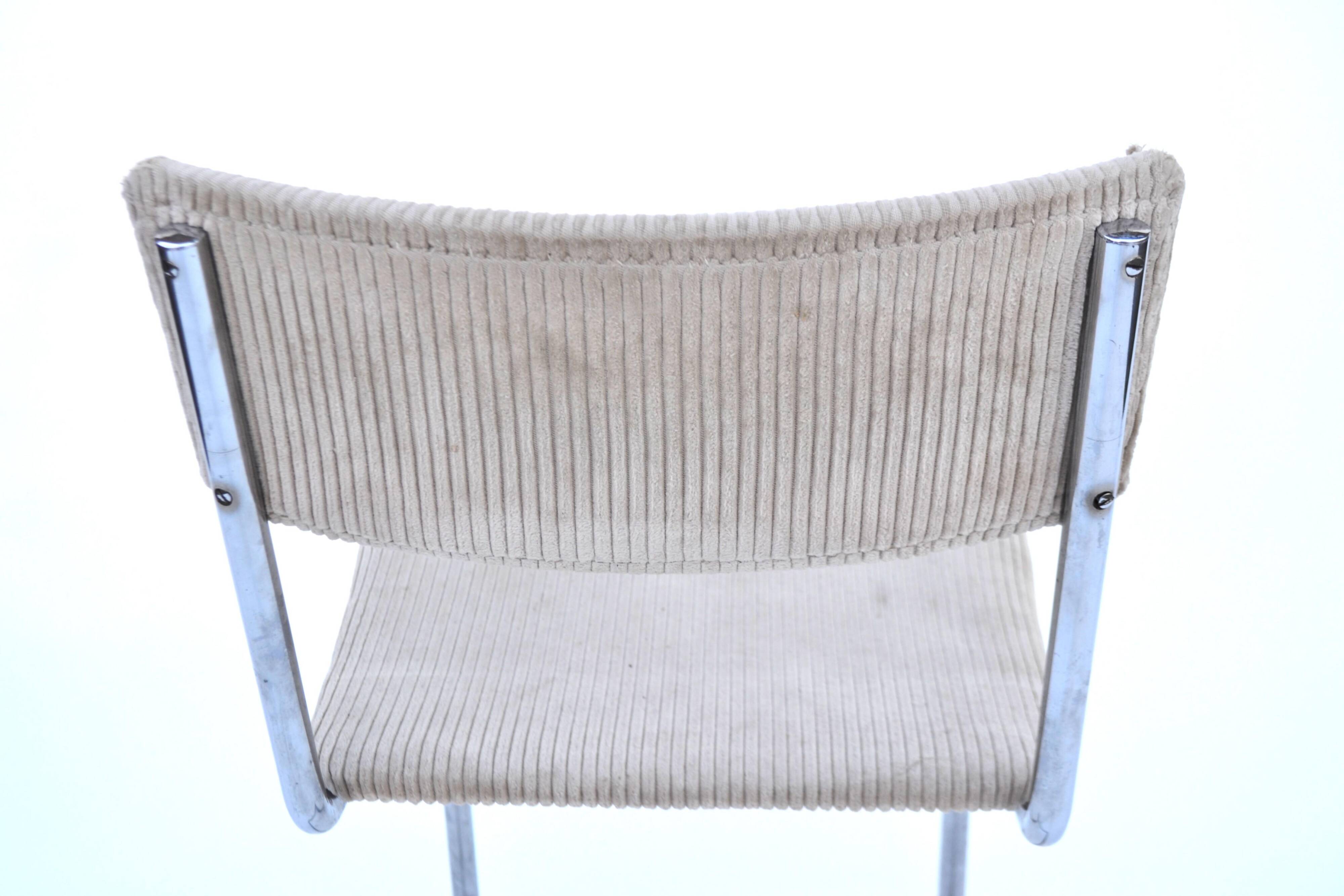 1930s d3 Bauhaus chair by Paul Schuitema after Mart Stam. Marked with d3!