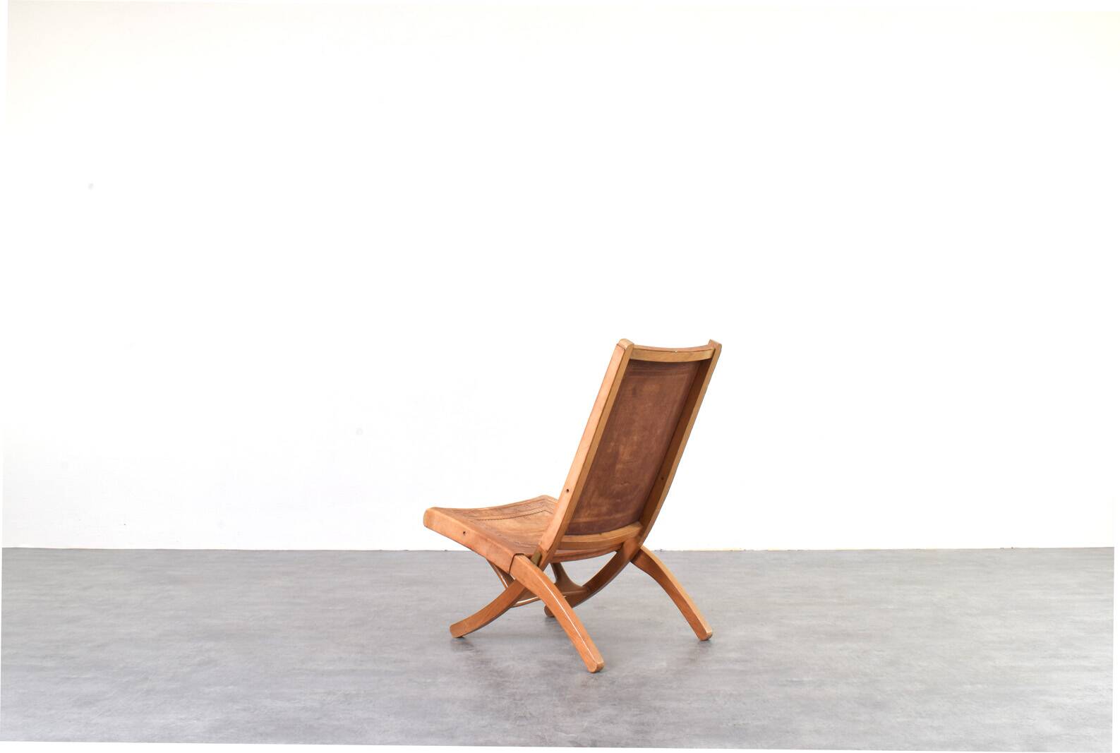 Folding Chair by Ángel Pazmiño for Muebles de Estilo, 1960s.