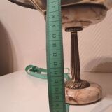Copper and marble standing cup