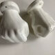Vintage ceramic hand pair