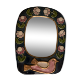 Miroir Mithe Espelt décors oiseau 29x22cm