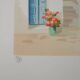 Janick lederle: on the greek island, original signed lithograph