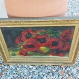 Tableau , peinture bouquet de fleurs
