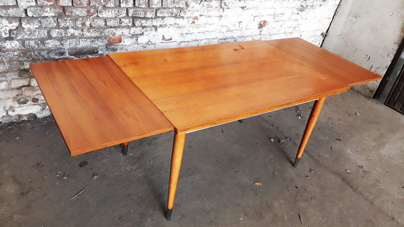 Vintage dining table with extensions
