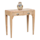 Ancienne console Art Déco - Hêtre et marbre rose - Table d'appoint