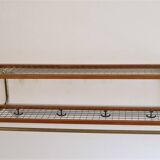 Shelf, vintage Scandinavian coat rack 1960