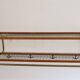 Shelf, vintage Scandinavian coat rack 1960