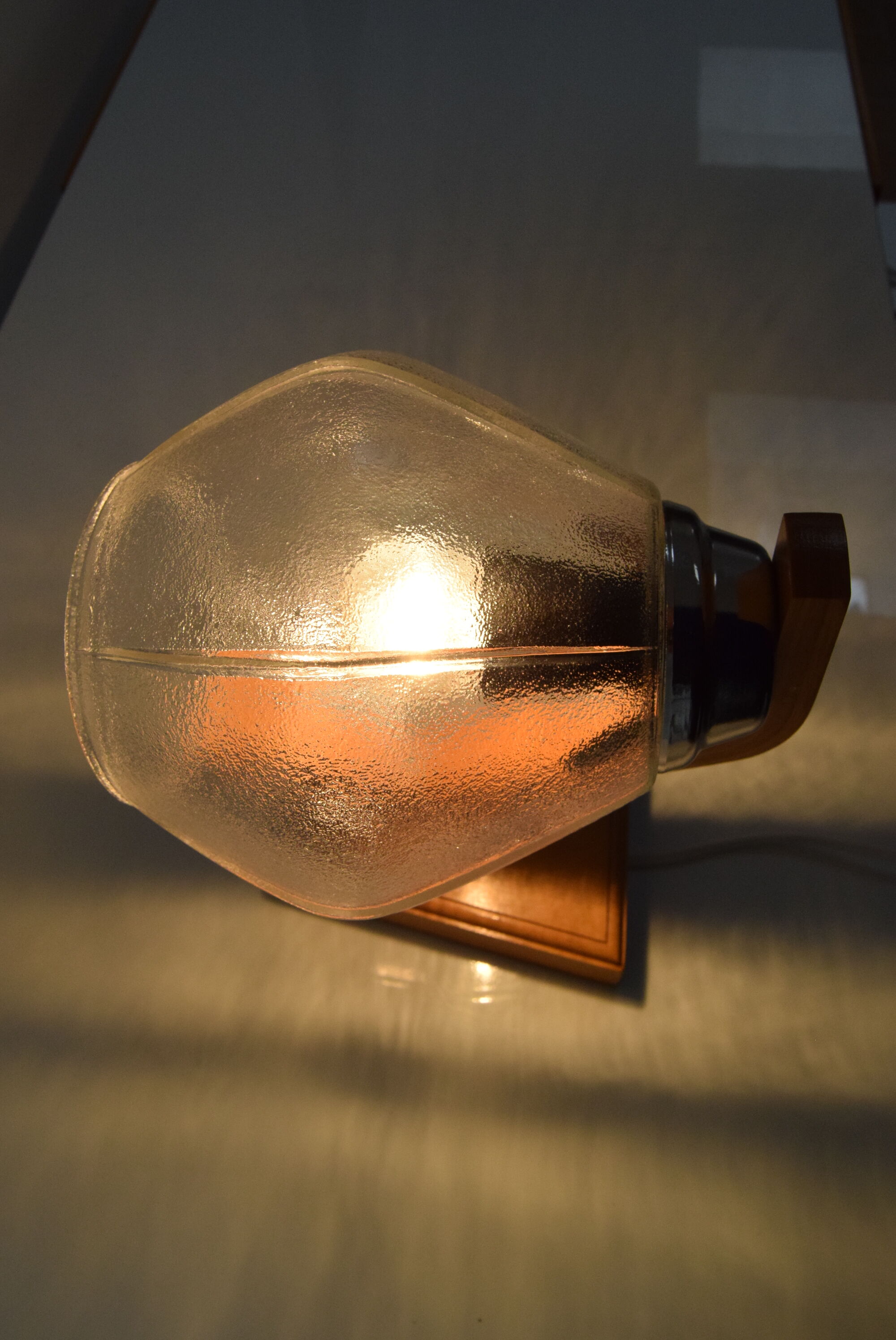 Mid-century Wall Lamp,by Drevo Humpolec,1960's.