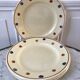 Lot of 4 flat plates Sarreguemines