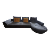 Roche Bobois Preface sofa with matching pouf
