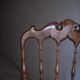 Vintage Chiavarina chair with armrests, 1950s