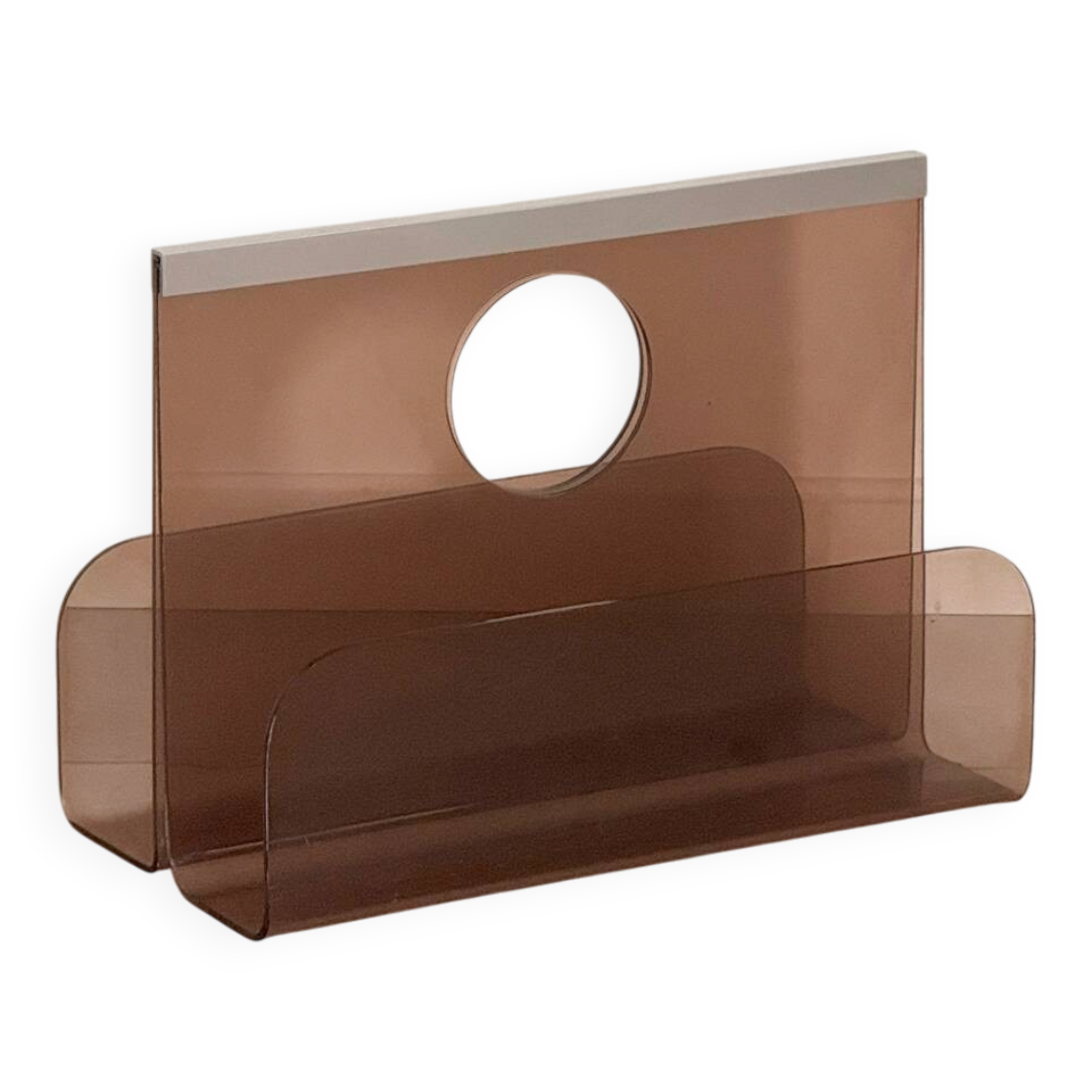 Magazine rack Michel Dumas Plexiglas