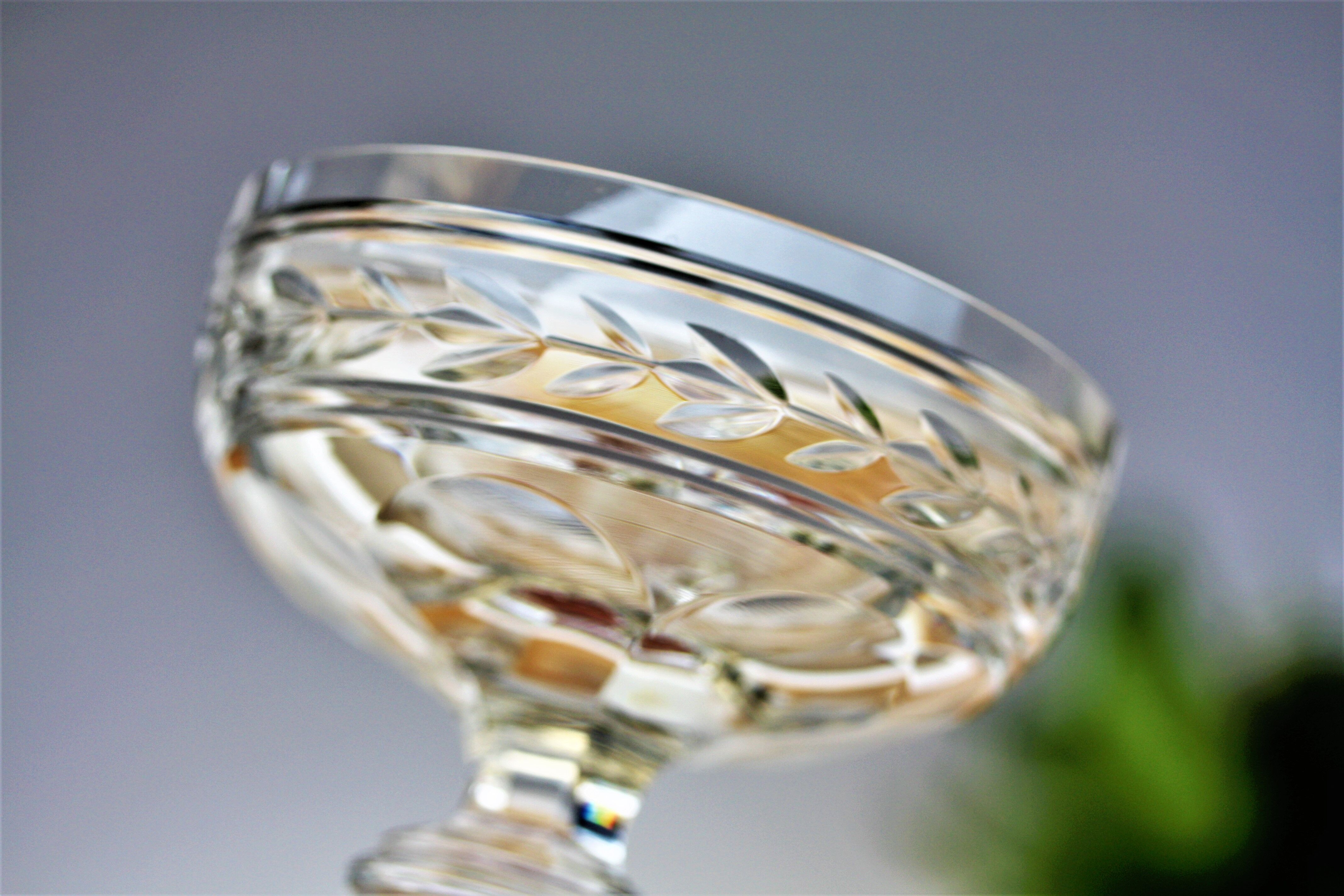 Baccarat jonzac model crystal champagne cup