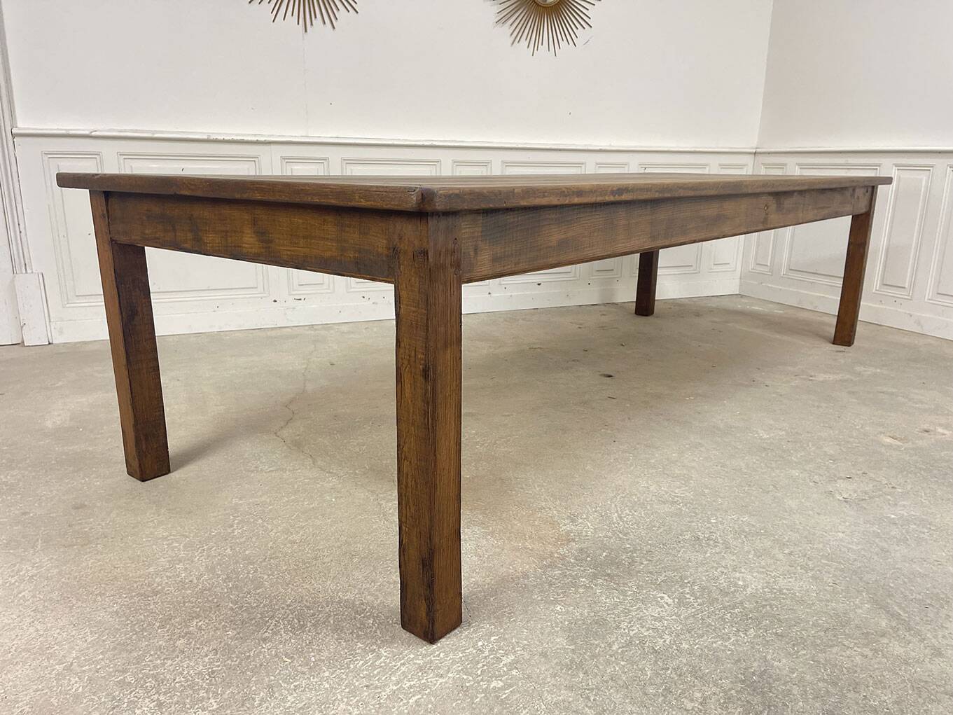Large 1930s monastic-style table
