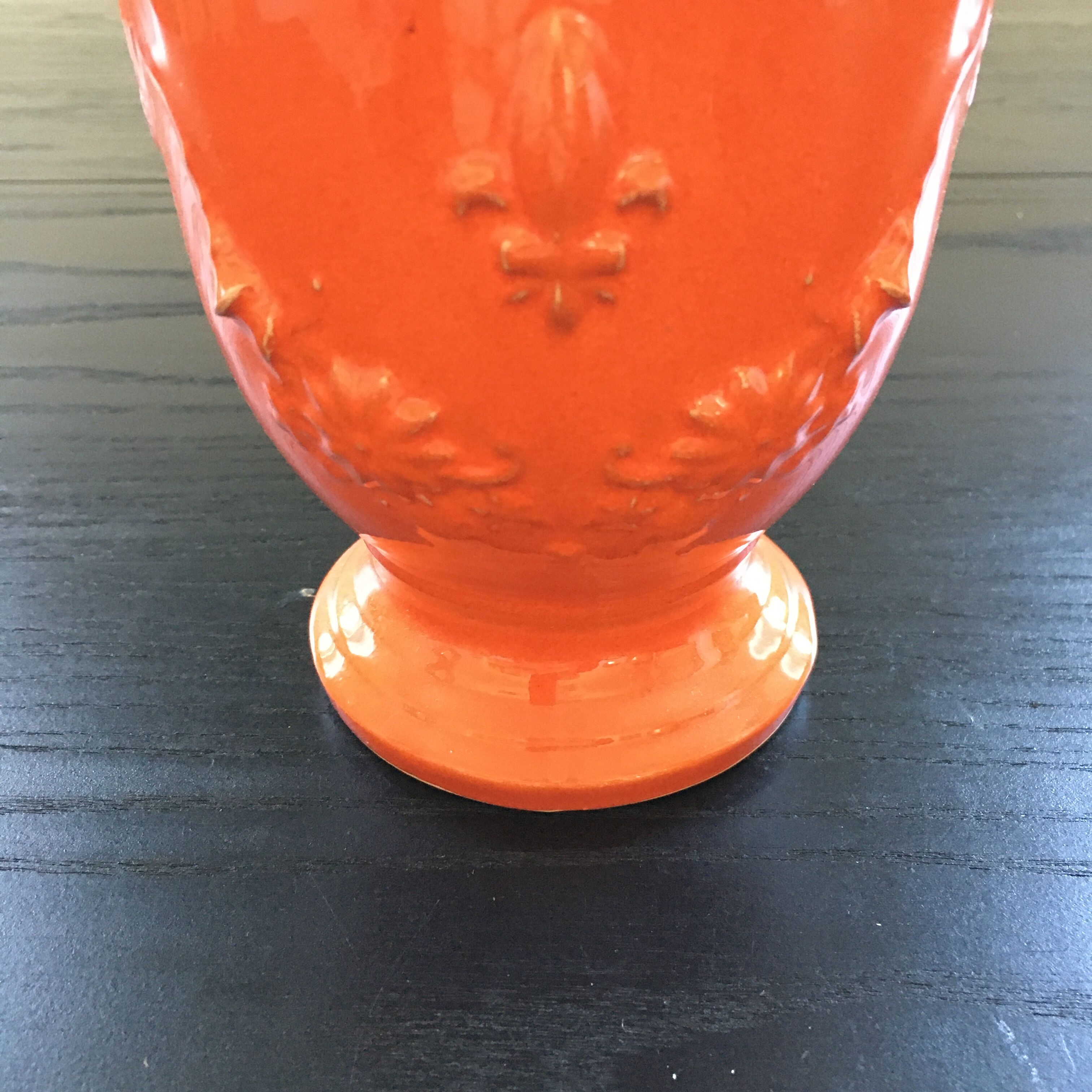 Orange Anduze vase