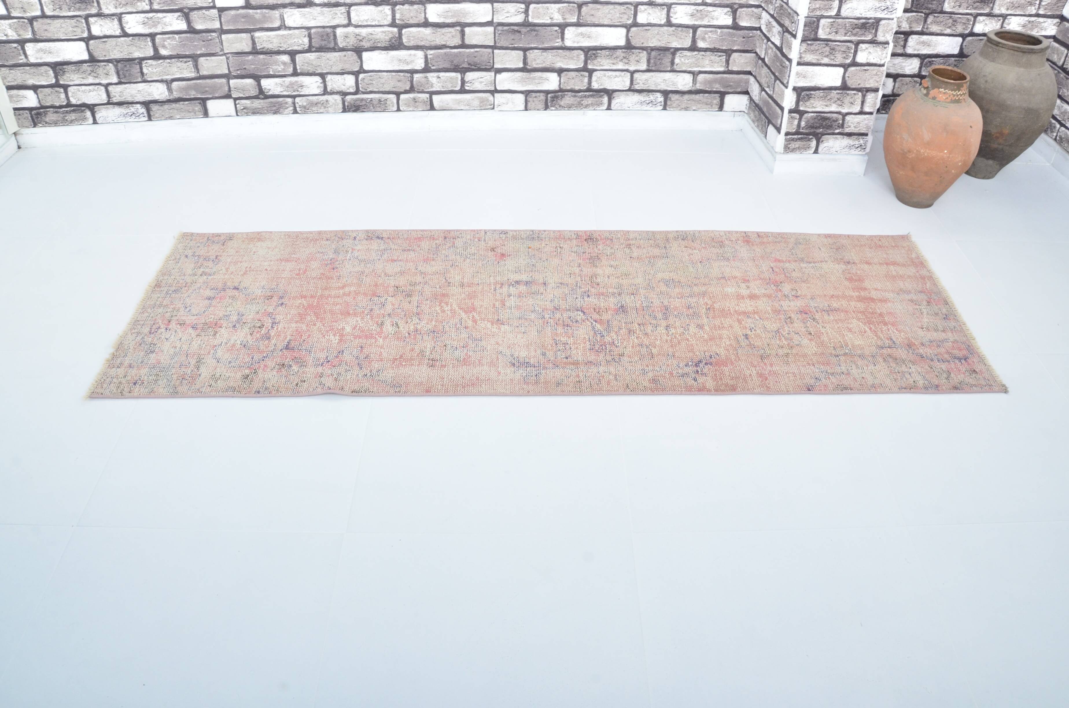 Pink Oushak Turkish Runner sku 3332