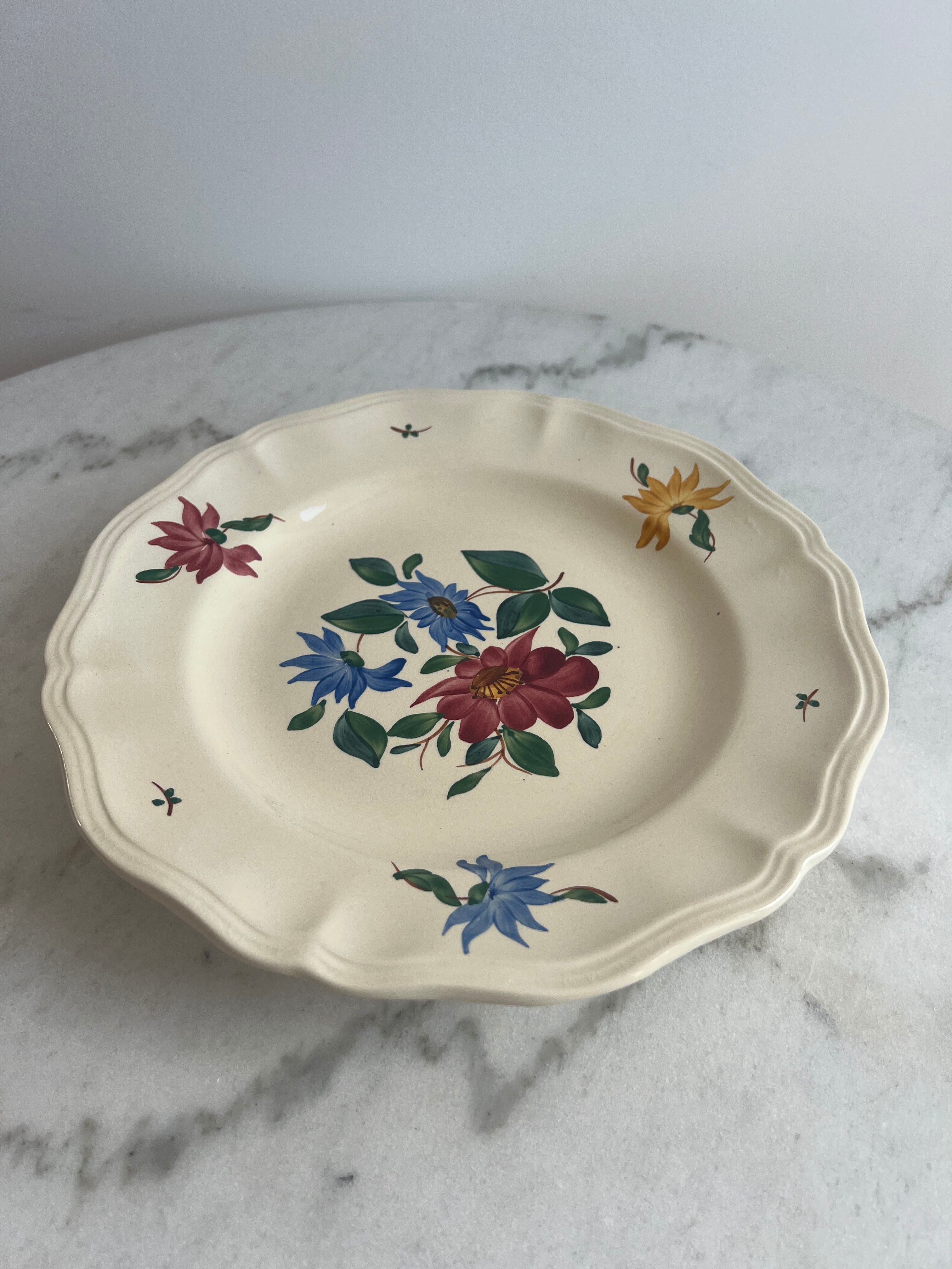 Plat de présentation, compotier Sarreguemines