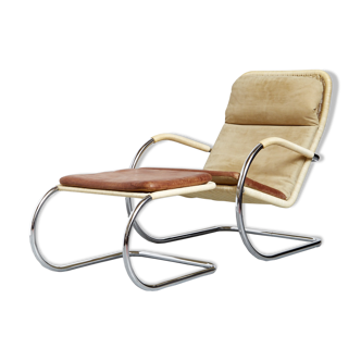 Fauteuil Anton Lorenz Bauhaus D35 ottoman E35 pour Tecta