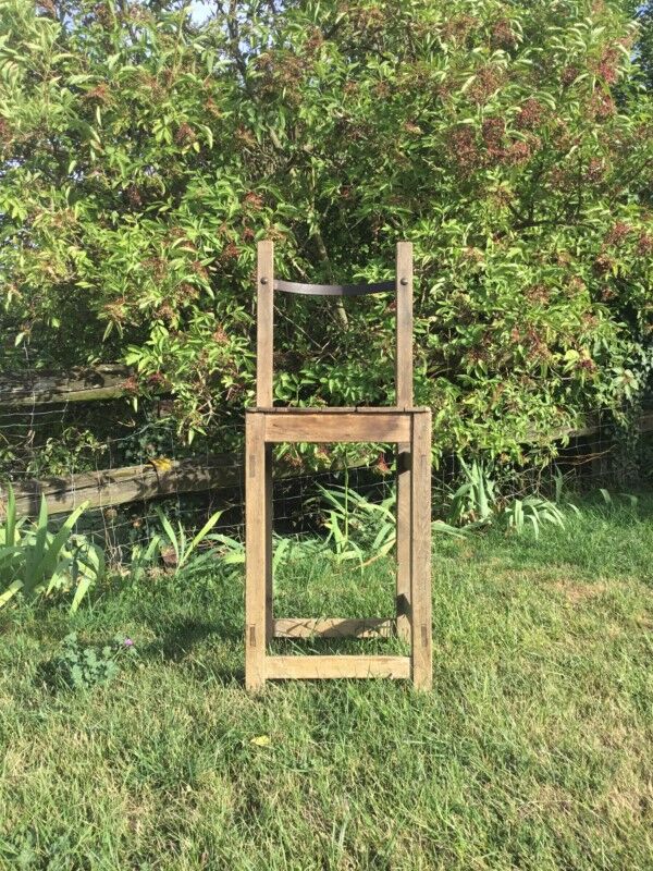 Brutalist bar high chair
