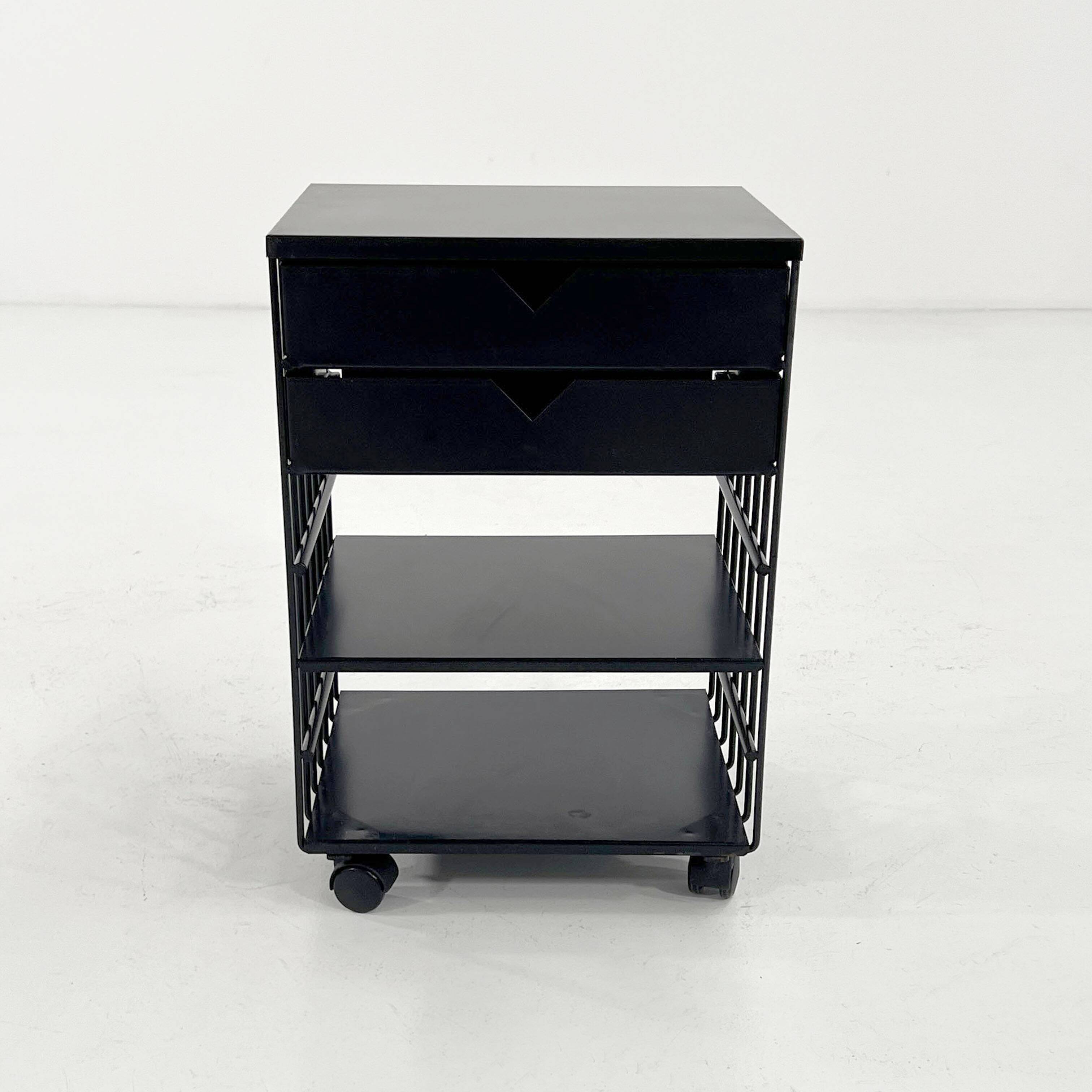 Like drawers on wheels by Bruna Rapisarda for Robots, 1980