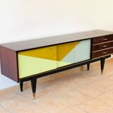 Vintage graphic sideboard 1965