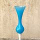 Vase en opaline bleu & blanc