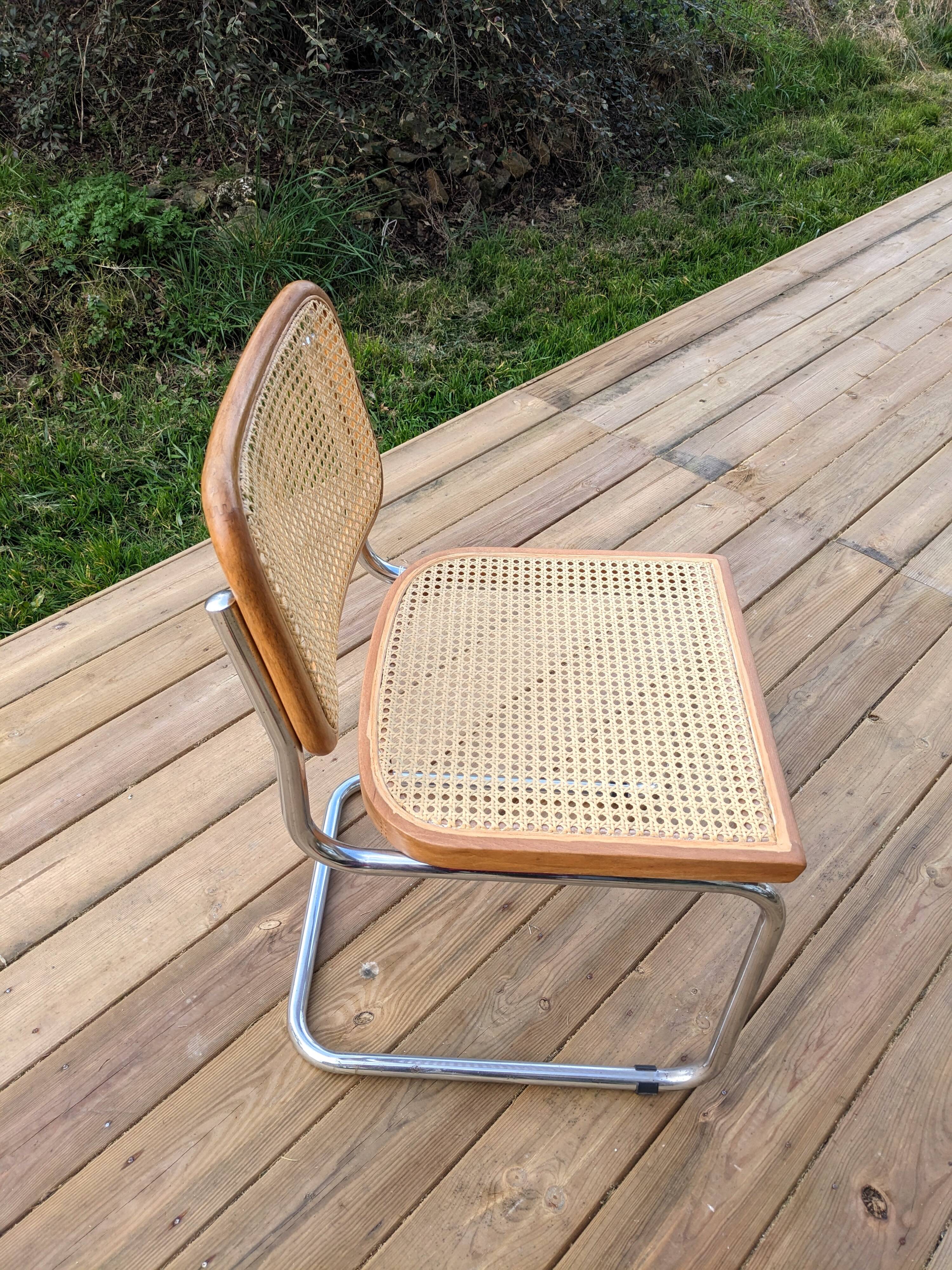 Chaise Cesca Marcel Breuer B32 en hêtre clair