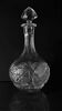 Vintage Cut Crystal Glass Carafe, 1960