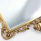 Solid copper 20th Century French Louis XV style beveled wall mirror