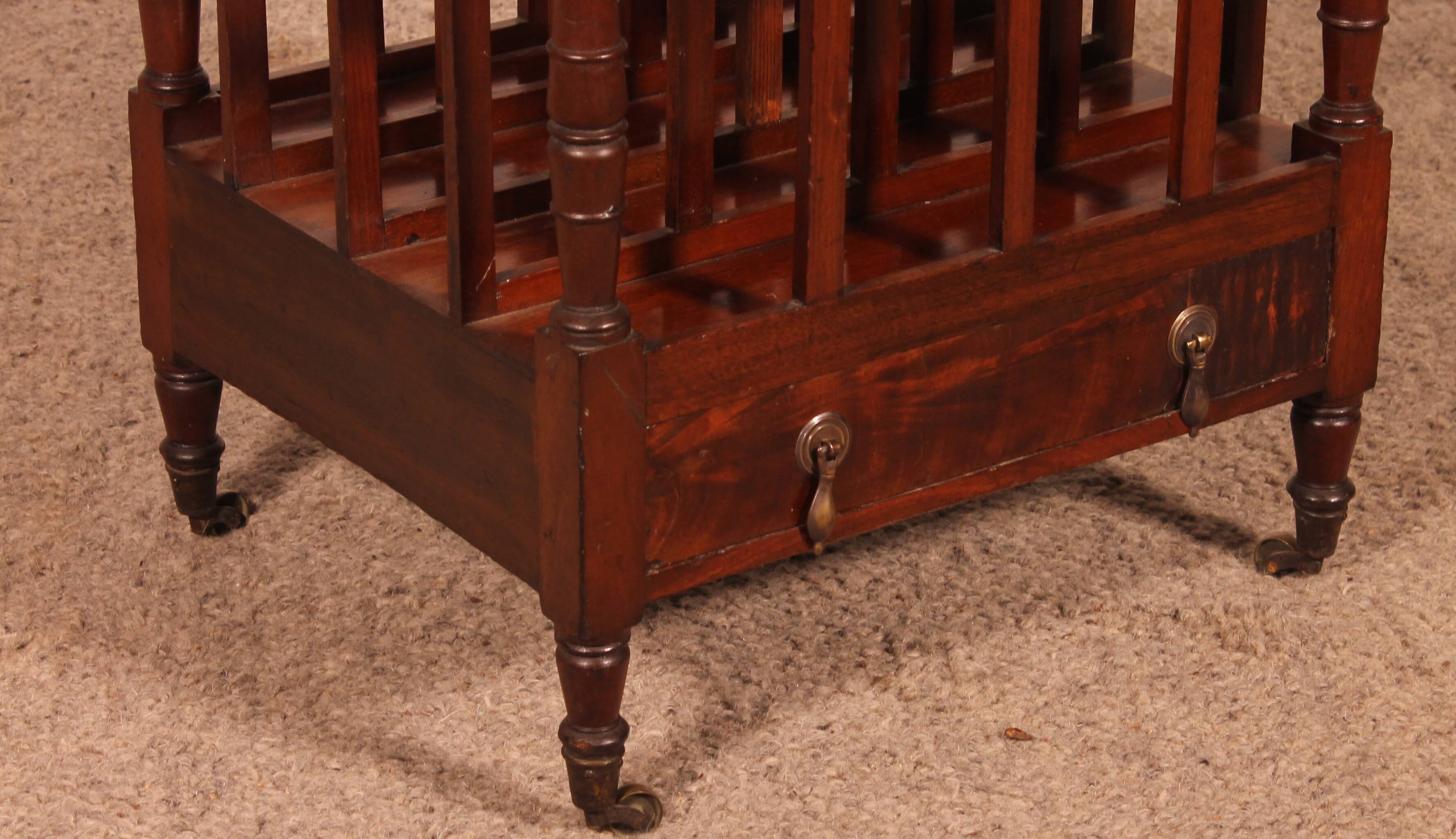 Canterbury in Mahogany from the Early 19th Century Regency Period