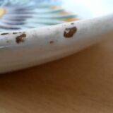 Plate in old earthenware